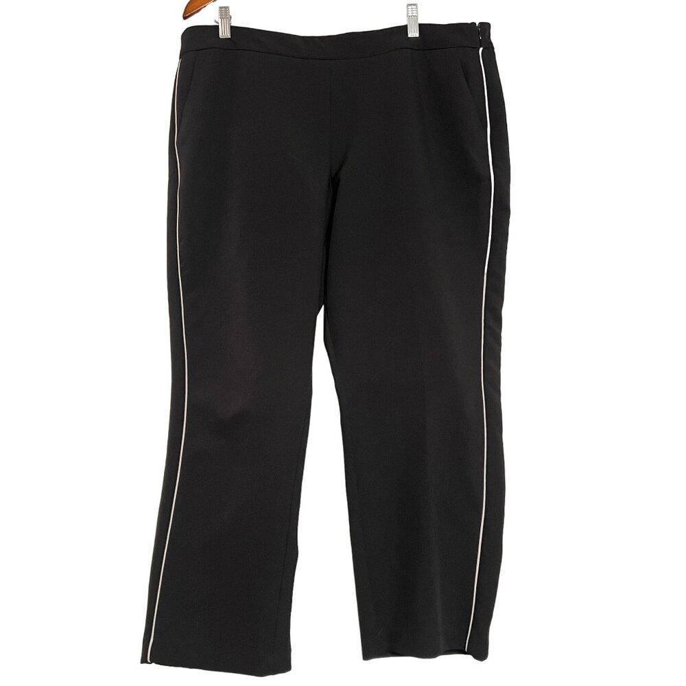 Simply Vera Vera Wang Black Trousers Pants Women XXL Comfortable Goth Stretch